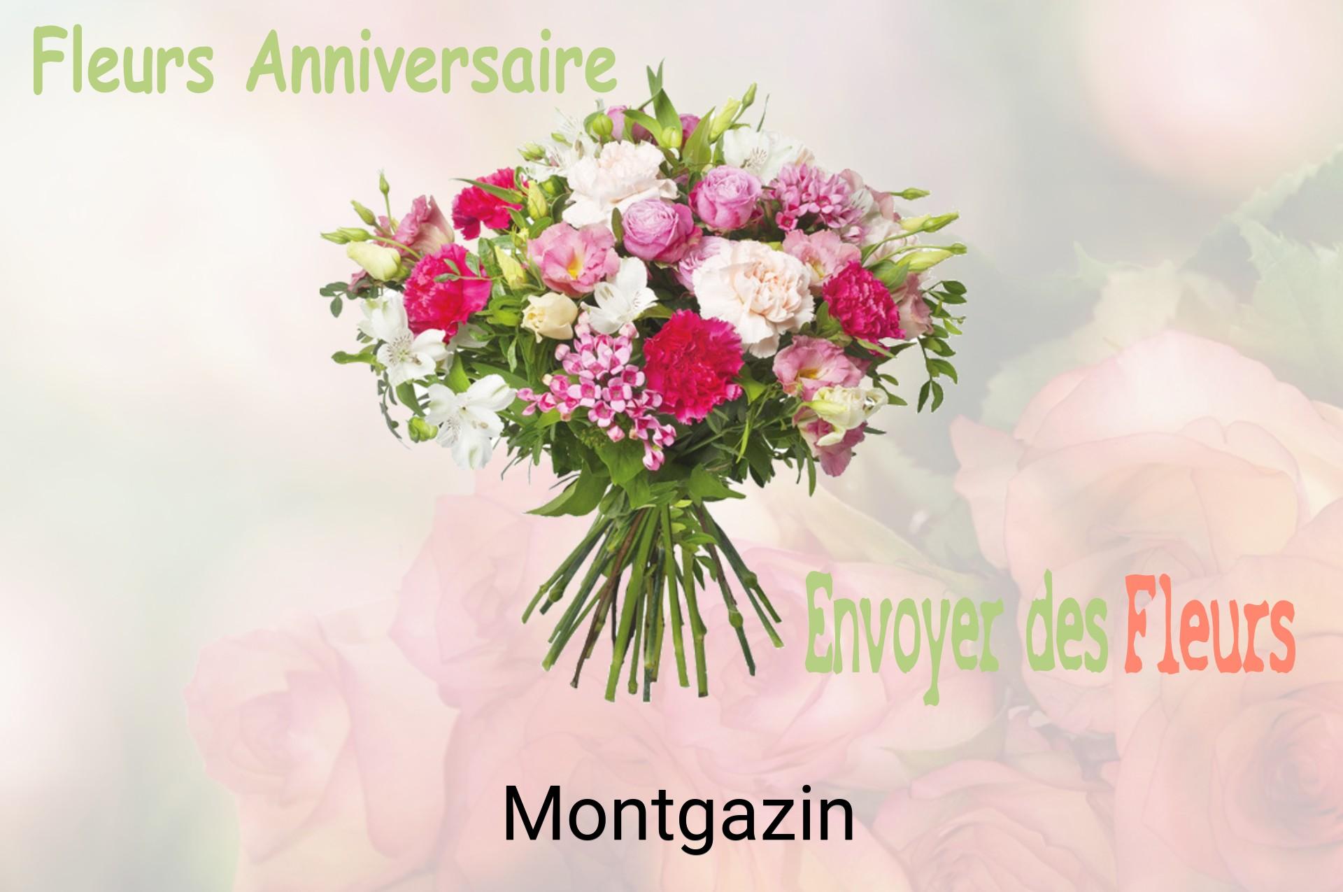 Bouquet de fleurs d’anniversaire livré à Montgazin
