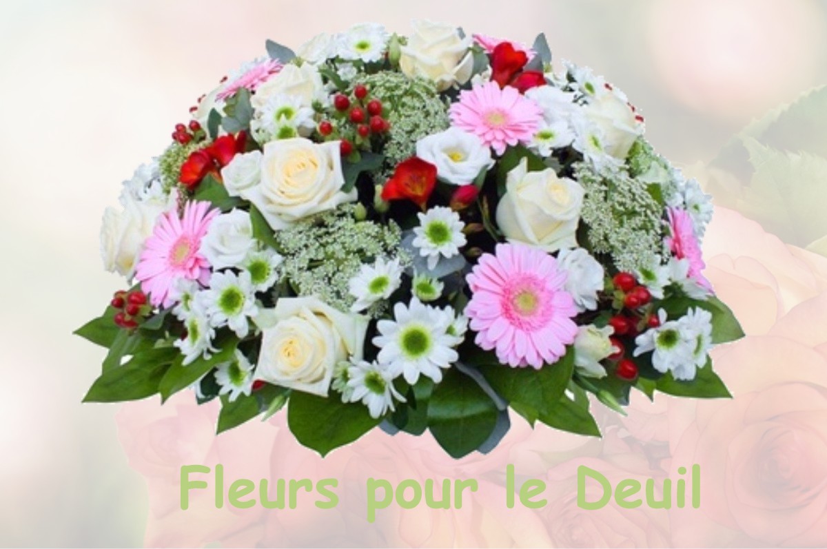 fleurs deuil MONTGAZIN